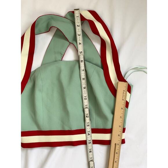 C/MEO Collective Pursue Crop Top Sleeveless XXS 00 Racerback Green Sporty - Picture 10 of 11